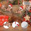 New York Christmas Ornaments Leopard Print Map Christmas Hat Christmas Tree Ornaments Home State Personalized Christmas Ornaments 2022 City Souvenir Christmas Keepsake Xchange Long Distance Gift view 2