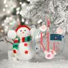 Rose Wreath Decoration Christmas Ornaments Home State South Dakota America State Personalized Christmas Ornaments 2022 Christmas Tree Ornaments Country City Souvenir Christmas New Year Gifts view 3