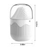 Bedroom Mini Humidifier USB humidifier durable humidifier with light quiet and cool bedroom and office plants easy to clean small and convenient three grade small night light water protection G ( Colo view 3