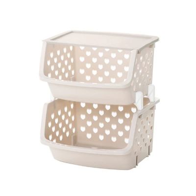 Fruit and Vegetable Storage Cart Multifunctional Household Floor-standing Multi-layer Vegetable Rack Fruit Storage Basket Kitchen Vegetable Rack Storage Rack Vegetable Basket Bins Rack ( Color : 2 flo