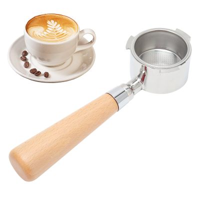 3 Ear Coffee Bottomless Portafilter Coffee hine Handle Filter Holder for Delonghi hine Coffeeware(54mm),Coffee Portafilter, Bottomless Filter Holder Coffee hine Handle Bottomless Handle