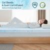 LINSY LIVING 3 Inch Mattress Topper California King, Cooling Gel Infused Swirl Memory Foam, Soft Mattress Topper for Firm Mattress, CertiPUR-US Certified Bed Topper, Cal King Size view 4