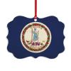 Virginia Christmas Ornaments 2022 Virginia State Ornaments for Christmas Trees Sweet Home City Souvenir Acrylic Personalized Christmas Ornaments Holiday Christmas Keepsake Long Distance Xmas Gift view 4