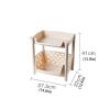 ARZARF Fruit and Vegetable Storage Cart Household Vegetable Basket Toy Storage Rack Vegetable Rack Kitchen Countertop Multi-Layer Rack Food Storage Vegetable Basket Bins Rack view 2