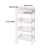 ARZARF Fruit and Vegetable Storage Cart 4-Layer Storage Rack Storage Trolley Kitchen Mobile Storage Rack Floor-Mounted Multi-Layer Indoor Storage Rack with casters Vegetable Basket Bins Rack view 2