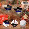 South Carolina Home State Ornament for Christmas Tree Decor Navy Striped Flag Christmas Ornament 2022 City Souvenir Acrylic Hanging Ornaments Holiday Christmas Keepsake New Year Gifts view 2