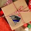 South Carolina Home State Ornament for Christmas Tree Decor Navy Striped Flag Christmas Ornament 2022 City Souvenir Acrylic Hanging Ornaments Holiday Christmas Keepsake New Year Gifts view 4