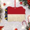 North Carolina Flag Christmas Ornaments North Carolina America State Personalized Christmas Ornaments 2022 Christmas Tree Ornaments City Souvenir Holiday Christmas Keepsake New Year Gifts view 4