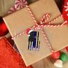 American Christmas Ornaments Navy Striped Flag Ornaments for Christmas Trees Home State Personalized Christmas Ornaments 2022 City Souvenir Holiday Christmas Keepsake Xchange Long Distance Gift view 3