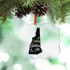 New-Hampshire USA State Christmas Ornaments 2022 Merry Christmas Y'all Snowflake Decoration Christmas Decorations for Tree Sweet Home Acrylic Personalized Christmas Ornaments Christmas Keepsake Gift view 1