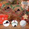 Merry Christmas Wreath Christmas Ornaments Virginia America State Personalized Christmas Ornaments 2022 Christmas Decorations for Tree Country City Souvenir Holiday Christmas Keepsake New Year Gifts view 2