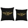 Awesome Assistant Nurse Manager Profession Design Job Title Worker Funny Assistant Nurse Manager Throw Pillow, 16x16, Multicolor view 3