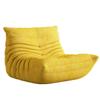 ArtsPavilion Soft Lazy Floor Sofa, Fireside Chair, Accent Bean Bag Couch for Living Room Bedroom Salon Office, Removable, Washabl L Yellow view 1