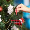 Buffalo Plaid Map Christmas Hat Christmas Ornaments 2022 Oklahoma State Ornaments for Christmas Trees Sweet Home Acrylic Personalized Christmas Ornaments Christmas Keepsake Long Distance Xmas Gift view 4