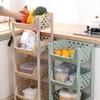 ARZARF Fruit and Vegetable Storage Cart Kitchen Daily Necessities Storage Rack Floor Multi-Layer Storage Basket Vegetable Basket Toy Storage Rack Food Storage Basket Vegetable Basket Bins Rack view 3