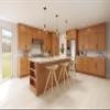 Quicklock RTA (Ready-to-Assemble) 30" Tall Wall Kitchen Cabinets - Shaker Style | 100% Hardwood | Made in America | Soft Close Hardware (Provincial Stain, 12" D x 30" W x 12" H) view 2