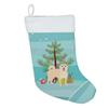 Caroline's Treasures WDK3159CS Shiba Inu Cream #1 Christmas Christmas Stocking Fireplace Hanging Stockings Christmas Season Party Decor Family Holiday Decorations view 2
