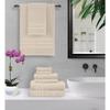 6-Piece Beige Color Cotton Bath Towels 14 in. L X 9 in. W X 6 in. H Size, 500 - 699 GSM, Soft to Touch, High Absorbent, Hemmed Stitch, Fade-Resistant | All Season Pretty Fawn Shade Quick-Dry, Durable view 2