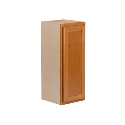 Quicklock RTA (Ready-to-Assemble) 30" Tall Wall Kitchen Cabinets - Shaker Style | 100% Hardwood | Made in America | Soft Close Hardware (Provincial Stain, 12" D x 9" W x 30" H)