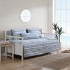Nautica - Daybed Cover Set, Cotton Reversible Bedding Set with Matching Shams & Pillow Cover, Home Decor for All Seasons (Jettison Grey, Daybed) view 2