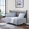 Nautica - Daybed Cover Set, Cotton Reversible Bedding Set with Matching Shams & Pillow Cover, Home Decor for All Seasons (Jettison Grey, Daybed) view 3