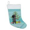 Caroline's Treasures WDK3119CS Poodle Standard Black Christmas Christmas Stocking Fireplace Hanging Stockings Christmas Season Party Decor Family Holiday Decorations view 2