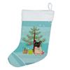 Caroline's Treasures WDK3054CS French Bulldog Fawn #3 Christmas Christmas Stocking Fireplace Hanging Stockings Christmas Season Party Decor Family Holiday Decorations view 1