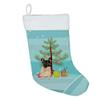 Caroline's Treasures WDK3054CS French Bulldog Fawn #3 Christmas Christmas Stocking Fireplace Hanging Stockings Christmas Season Party Decor Family Holiday Decorations view 2