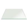 Custom Cut Glass 1/4" Thick - Clear Tempered Glass Cut to Size - Rectangle Replacement for Table Tops, Shelves, Windows with Bevel Edge view 1