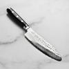 Enso HD 6" Sandwich Knife - Made in Japan - VG10 Hammered Damascus Stainless Steel Serrated Utility Knife view 4