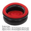 Blow up Couch, Inflatable Couch Inflatable Chair Inflatable Furniture Quick Inflate Inflatable Sofa Floor Couch for Office (Red) view 3