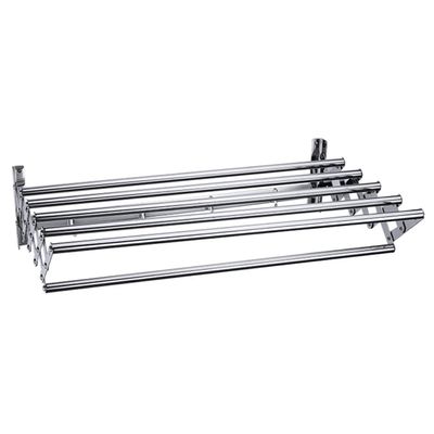 Stainless Steel Wall Mounted Hooks Retractable Airer, Space Saver Compact Sleek Design (Require Drilling) (Size : 6014.5cm) (60m)