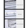 Stainless Steel Wall Mounted Hooks Retractable Airer, Space Saver Compact Sleek Design (Require Drilling) (Size : 6014.5cm) (60m) view 3