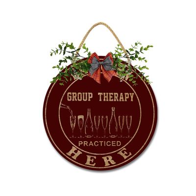 Wine Decor Accessories Bar Sign Wreath For Front Door Wine Pictures Kitchen Wall Decorations for Home Farmhouse Vintage Cute Wall Art Home Bar Mini Wine and Beer Bar Nook 12-Inch