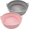 Mobestech 2pcs Silicone Air Fryer Liner Non-stick Air Fryer Inner Pad Food-grade Silicone Baking Accessory for and Baking view 1