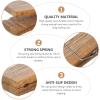 Cabilock 3 pcs with Decoration Clothespins Holders Coat Large Wood Multi Clamp Wall Big Racks Clips Decor Pins Room As Beach Farmhouse Clothespin Jumbo Wooden for Mounted Creative Spring view 2