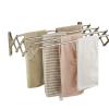 Wall Mounted Drying Rack, Retractable Folding Rustproof Accordion Clothes Dryer, Easy to Install Design Towel Bar (OneColor 75cm) view 1