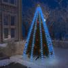 vidaXL Christmas Tree Net Lights with 250 LEDs Blue 98.4" view 1