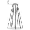 vidaXL Christmas Tree Net Lights with 250 LEDs Blue 98.4" view 2