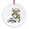 Merry Christmas Ornaments Nevada Home State Personalized Christmas Ornaments 2022 Ornaments for Christmas Trees Souvenir Xmas Tree Hang Pendant Exchange Long Distance Gift view 4