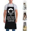 AXKEUDO Customize Apron with Your Text Here for Mother's Day Birthday Christmas Gifts Personalized Kitchen Aprons Kiwi view 1