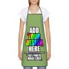 AXKEUDO Customize Apron with Your Text Here for Mother's Day Birthday Christmas Gifts Personalized Kitchen Aprons Kiwi view 3