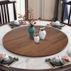 360 Wood Serving Tray, 80/90/100cm Round Rotating Serving Plate, Dining Table Organizer Tray, Home Dining Turntable, Rotating Serving Board, Easy To Share Food, Smooth Rotation (Color : D, Size : 9 view 1