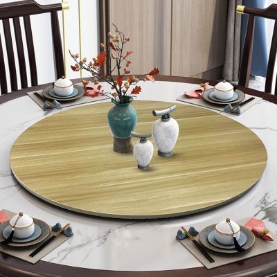 360 Wood Serving Tray, 80/90/100cm Round Rotating Serving Plate, Dining Table Organizer Tray, Home Dining Turntable, Rotating Serving Board, Easy To Share Food, Smooth Rotation (Color : F, Size : 7