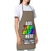 AXKEUDO Customize Apron with Your Text Here for Mother's Day Birthday Christmas Gifts Personalized Kitchen Aprons Brown Savana view 4