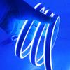 KISUFU 55.8ft/17m Neon LED Strip Light AC110V 2835 LED Neon Rope Light, IP65 Waterproof Dimmable Flexible Silicone Light Strip, 8x16mm LED Neon Light Strip forIndoors, Outdoors Decor(Blue) view 3