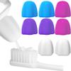 8Pcs Silicone Self Closing Toothpaste Dispenser Toothpaste Caps Mess Free Toothpaste Squeezer Lids for Bathroom Hygiene for Kids and Adults No Mess No Waste view 1