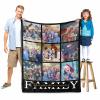 Personalized Family Photo Collage Blanket Customized Throw Blanket for Family's Birthday Upload Your Own Picture, Soft Throws 60"x80" view 3