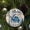 Bomehhjuli Christmas Round Ornament Turtles Holiday Keepsake Beach Life 3.2 Inch with Gold String Modern Christmas Ornament Housewarming Gift House Warming Presents for New Home Housewarming Gift view 3