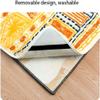VNABO Heated Area Rug Carbon Crystal Heated Floor Mats Adjustable Heater Electric Mat Classic Simplicity Electric Heated Floor view 4